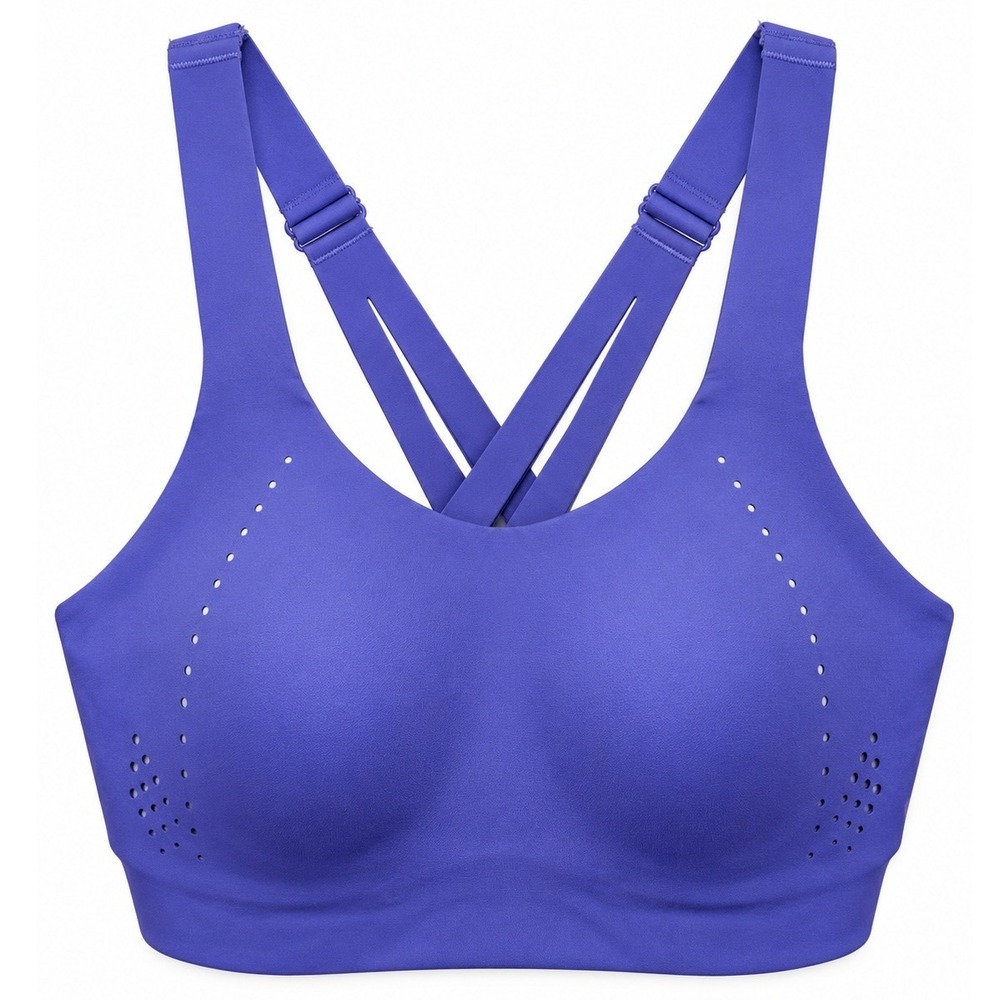 Lululemon AirSupport Bra 32D Purple High Support Running Crossback Activewear